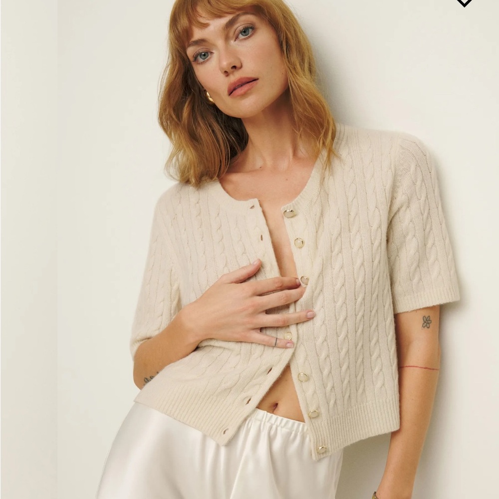 Reformation Claire Cashmere Cardigan